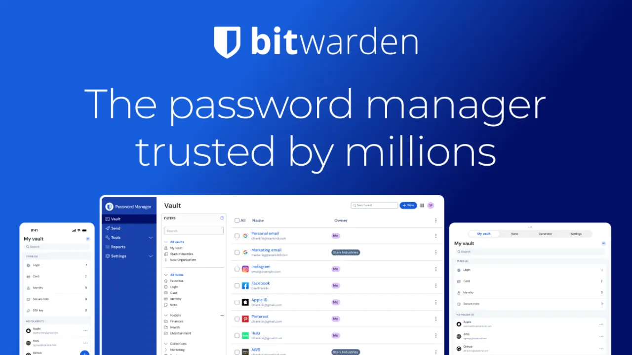 Bitwarden Password Manager Dashboard Overview 2026