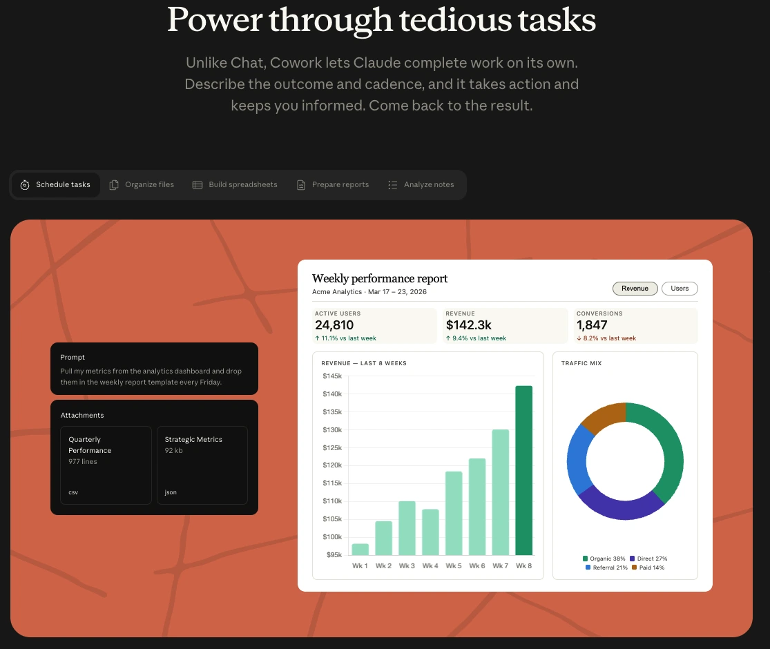 Claude AI Chatbot Interface on Homepage Screenshot 2026