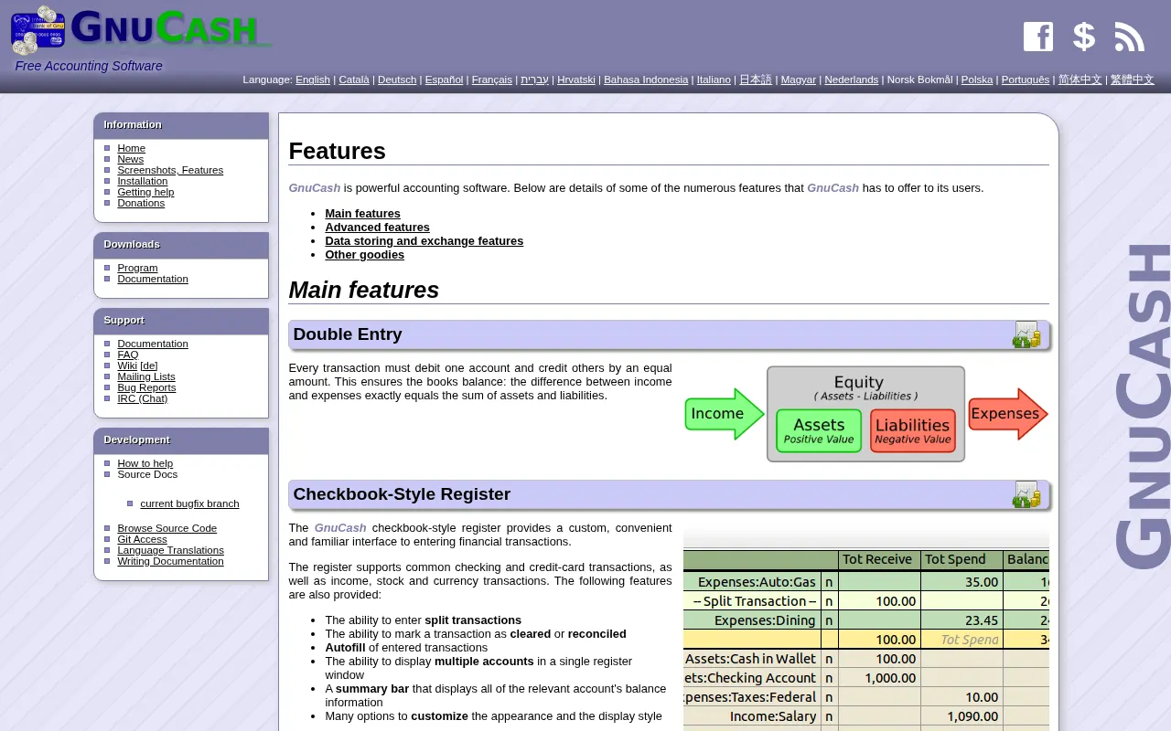 GnuCash Budgeting Overview Dashboard 2026