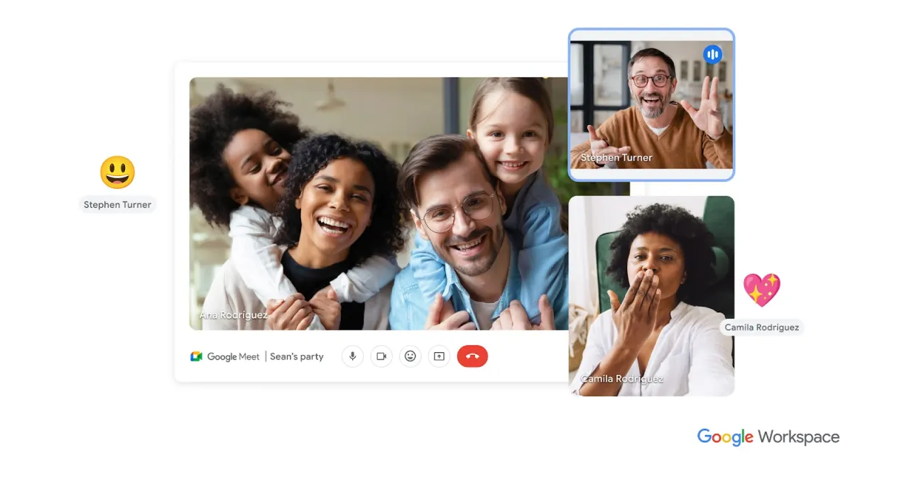 Google Meet homepage screenshot