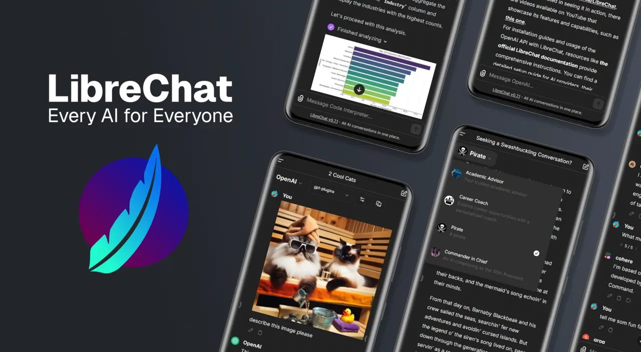 LibreChat Chat Functionality Interface Homepage Screenshot 2026