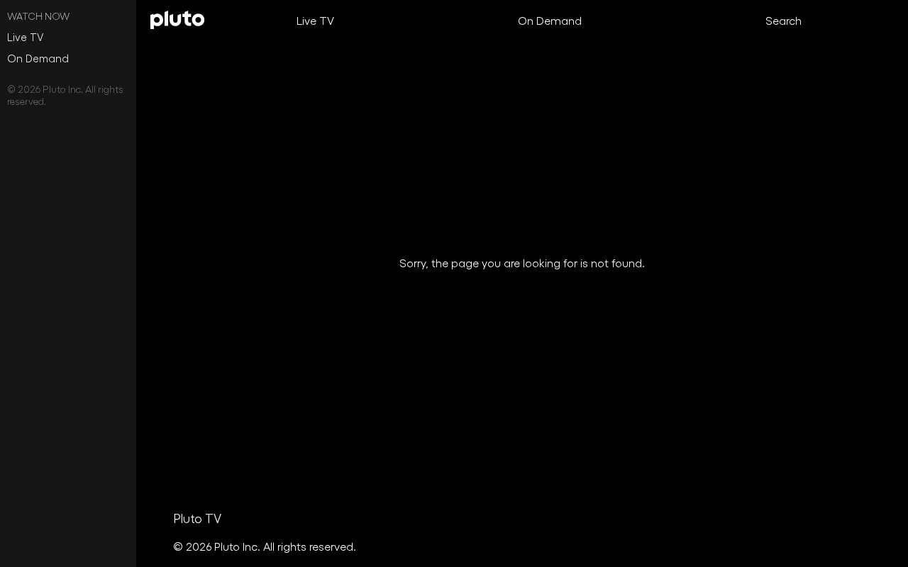 Pluto TV Pricing Screenshot Features 2026