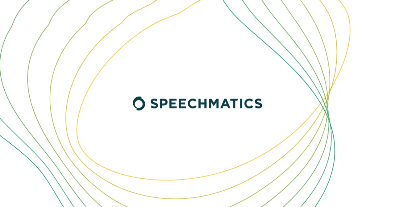 Speechmatics Speech Recognition Software Online Platform Homepage Screenshot 2026