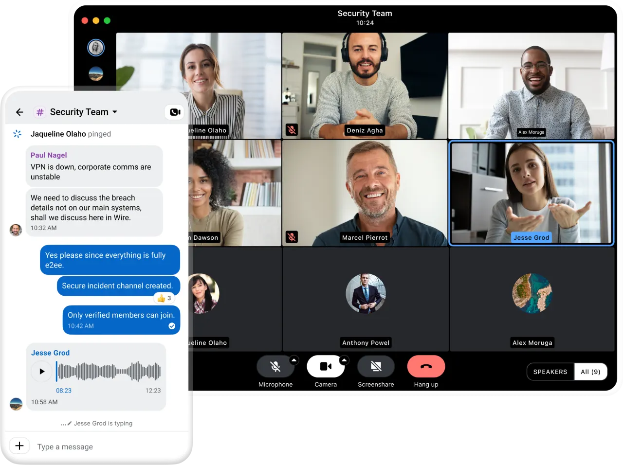 Wire Communication Features Overview Screenshot 2026